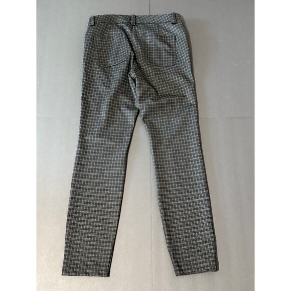 Calvin Klein Black and Gray Checkered Pants, Size 8 - Picture 2 of 6